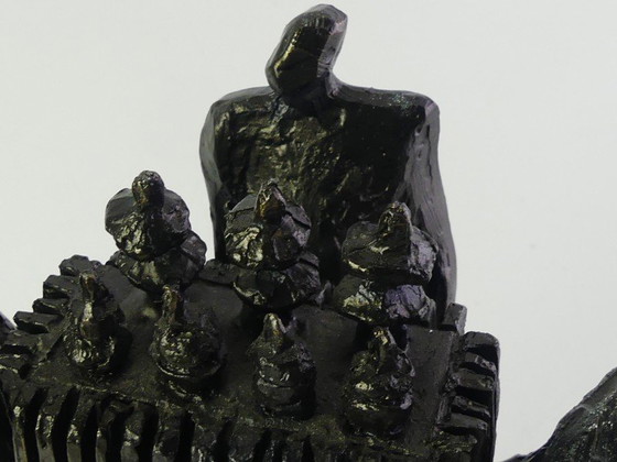 Image 1 of Bronze Sculpture 'Collaboration' – Bernadette Leijdekkers – 3 Figures