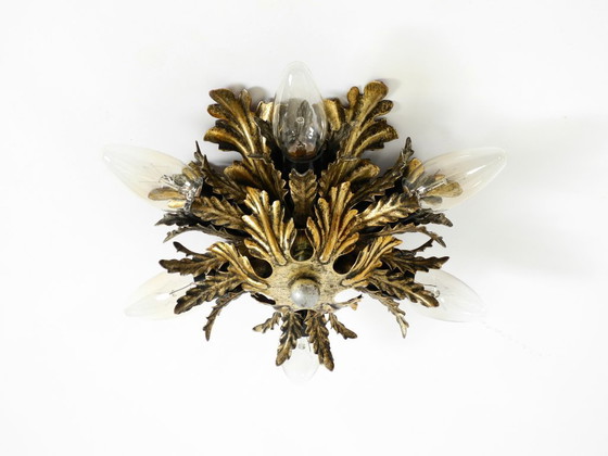 Image 1 of Magnifiques lampes de plafond ou appliques italiennes des années 1960, de la marque Banci Firenze, Italie.