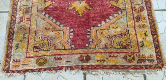 Image 1 of hand-patinated rug, 166 cm x 95 cm, mid-20th century