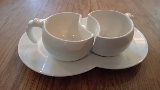 Image 1 of Duo cup and saucer - "Collaboration" - Bob van Schie