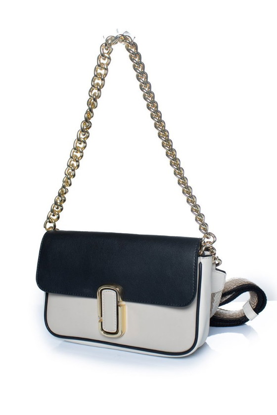 Image 1 of Bolso de hombro J Marc de Marc Jacobs en color beige/negro.