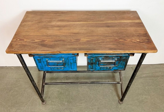 Image 1 of Vintage Industrial Worktable, 1960s
