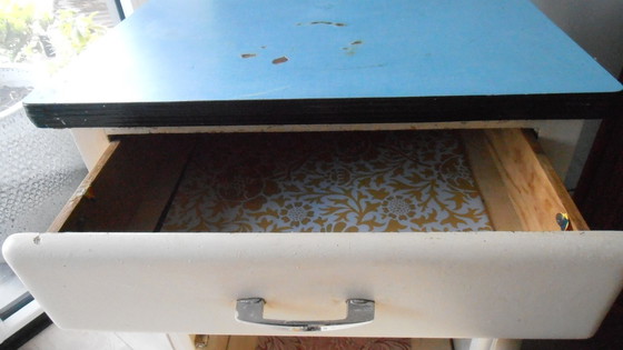 Image 1 of Authentique meuble vintage en Formica, années 50/60