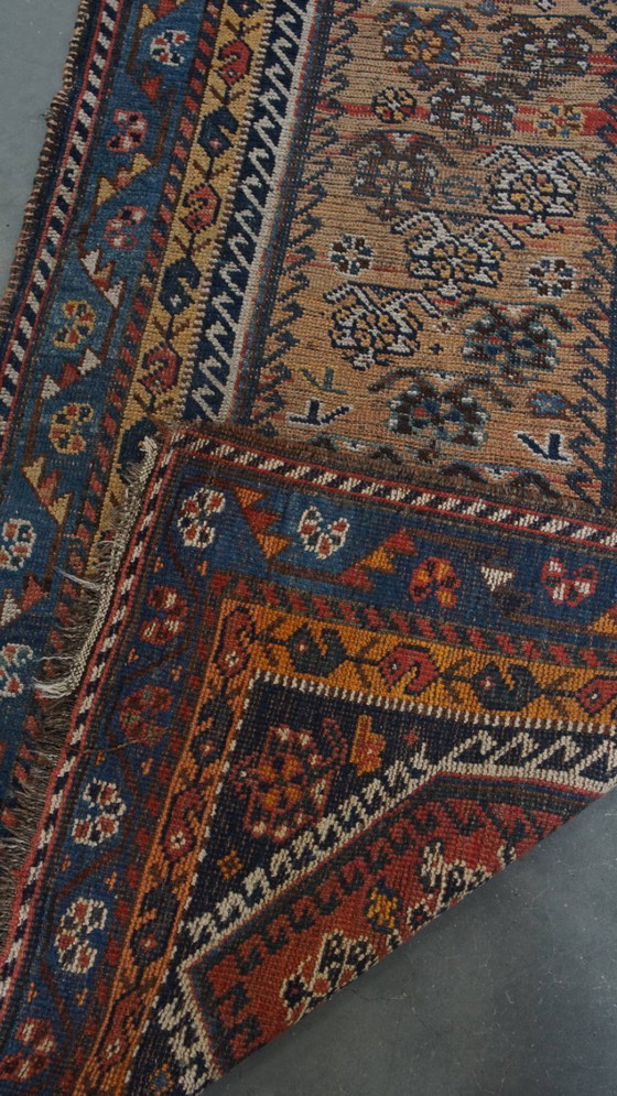 Image 1 of Alfombra oriental antigua anudada a mano 172x88cm