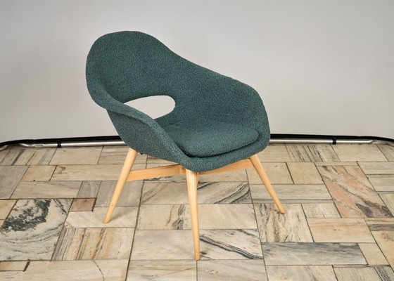 Image 1 of Juego de dos sillones Shell de Miroslav Navratil, década de 1960, Checoslovaquia