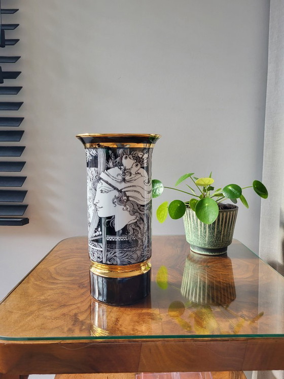 Image 1 of Hollohaza porcelain vase, designed by Endre Szasz, Hungary, 1926-2003