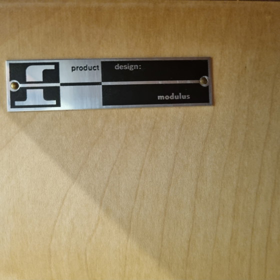 Image 1 of VSJ-125 Couchtisch aus Teakholz und schwarzem Metall, Kurt Gunther und Horst Brechtmann für Fristho, 1960er Jahre