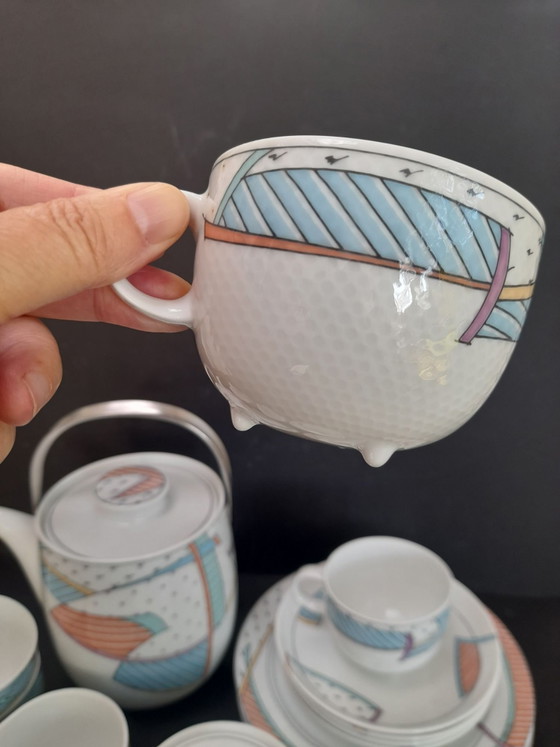 Service a petit déjeuner Rosenthal Dorothy Hafner / Tapio Wirkkala, Vaisselle, Porcelaine, Multicolore (photo 4 sur 7)
