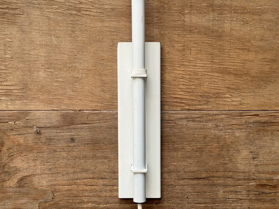 Image 1 of White Retro Mushroom Wall Lamp by Dijkstra – 1970s Space Age Design