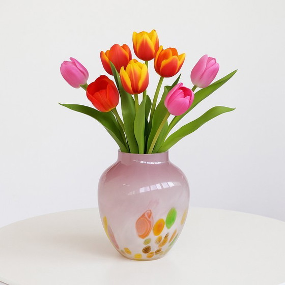 Cloudnola Set of 2 Hand-Blown Glass Designer Vases (photo 6 of 11)