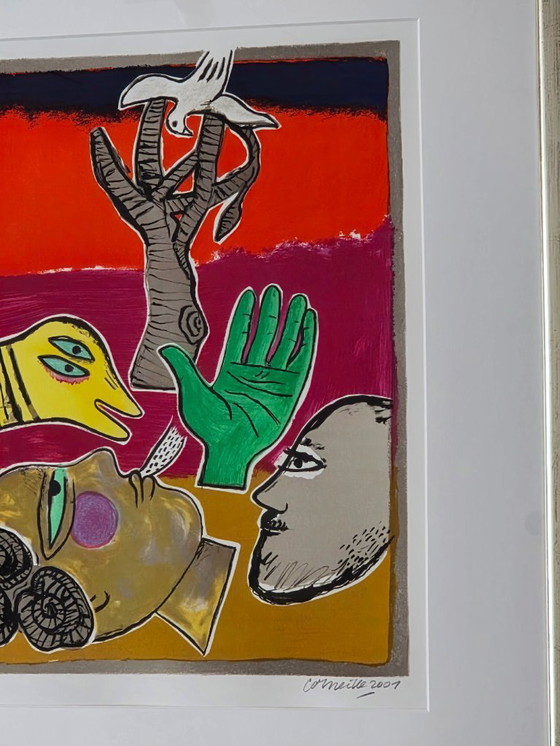 Image 1 of Corneille - Le baobab - Signé à la main - 2001