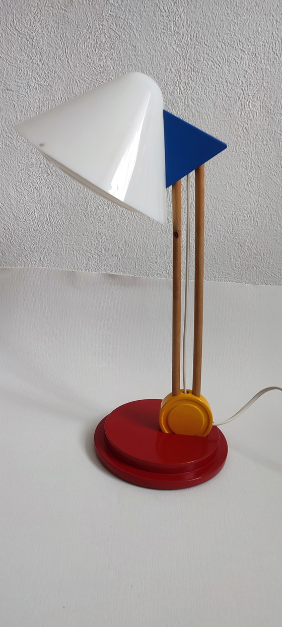 Image 1 of 2x Vintage Ikea Lampe im Memphis-Stil