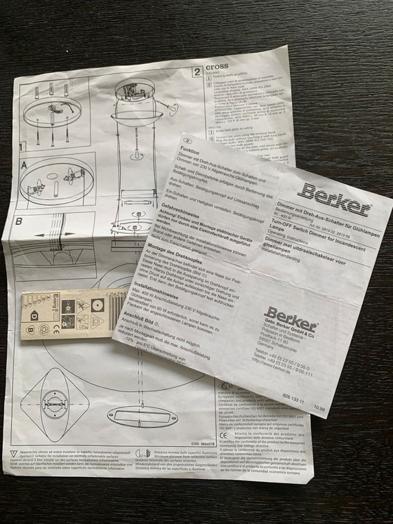 Image 1 of Hanglamp Murano Cross Sospensione