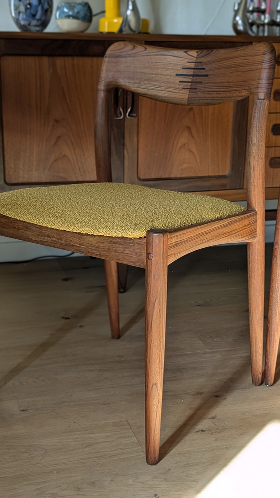 Image 1 of Johannes Andersen - Set of 4 Danish Teak Vintage Chairs - Produced by Uldum Møbelfabrik