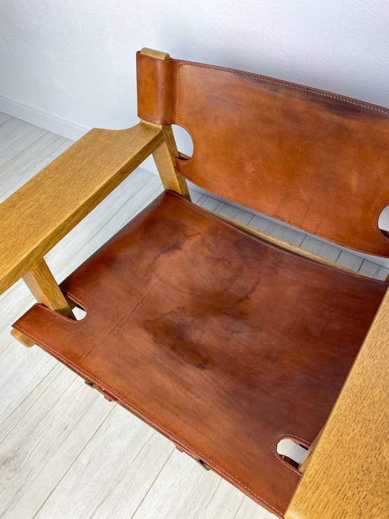 Image 1 of Chaise espagnole en chêne par Børge Mogensen pour Fredericia 50s