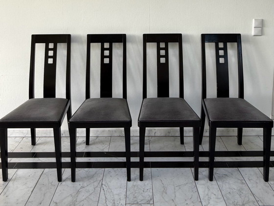 8 Sedie Thonet 676, Sedie da pranzo, Legno, Nero (foto 2 di 13)