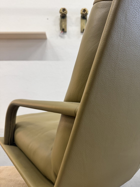 Image 1 of Leolux Kudo Two Fauteuil Raffino Fennic leer 