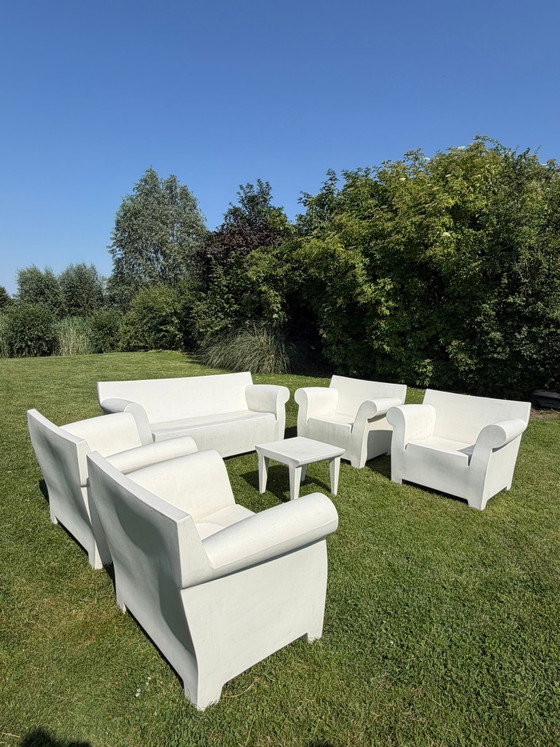 Image 1 of Salon de jardin Kartell Bubble Club – Philippe Starck – blanc