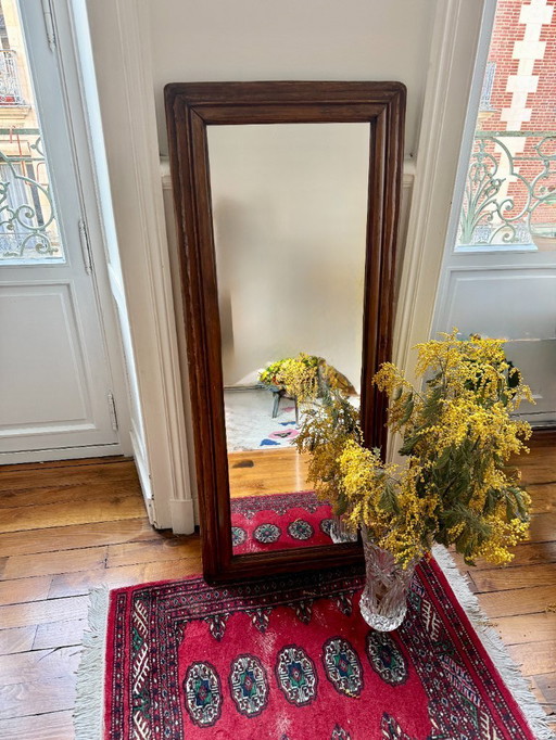 Miroir à poser en bois léger - charme vintage