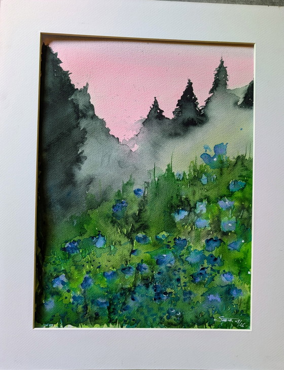 Original Watercolor – Paintings & Drawings, Paper (photo 3 of 5)