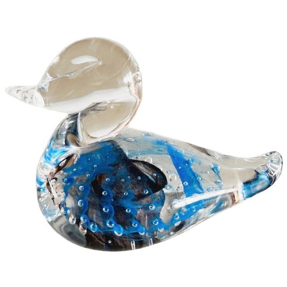Vintage Mid-Century FM Konstglas Ronneby Glass Duck Figurines Set Birds 1970s – Decorative Objects (photo 18 of 22)