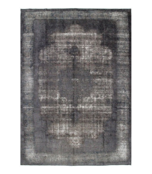 Orientalische Handgeknüpfter Vintage Art Klassik & Relief Design 383 x 272 cm Grau,Schwarz Farbe