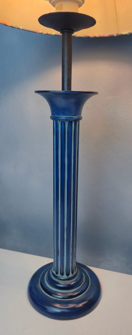 Image 1 of Set neoklassizistischer blauer Tischlampen