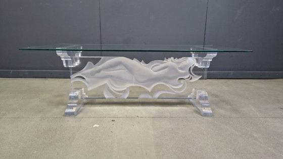 Image 1 of Acrylic coffee table by Fabian Art, 1980s