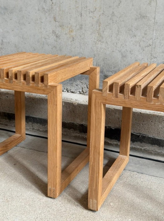 Cutter Tables by Niels Hvass for Trip Trap Denmark – Stools, Wood (photo 3 of 6)