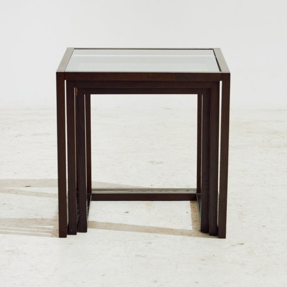 Image 1 of MK10268 Tables gigognes en chêne, lot de 3