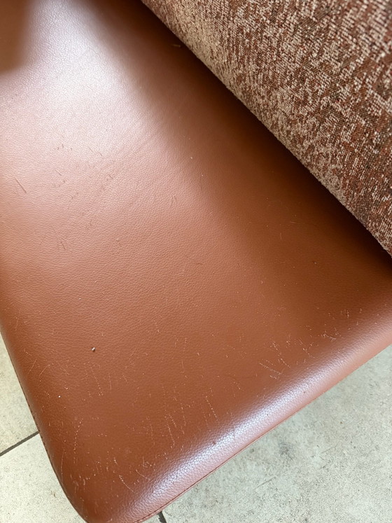 Beautiful Leolux Sofa, Leather, Metal, Brown (photo 4 of 5)