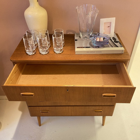 Image 1 of Swedish Teak Chest of Drawers, Years 50-60