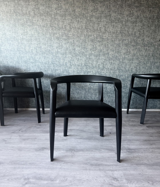 Image 1 of 6 poltrone “Miss” design di Afra & Tobia Scarpa,1986 circa per Molteni