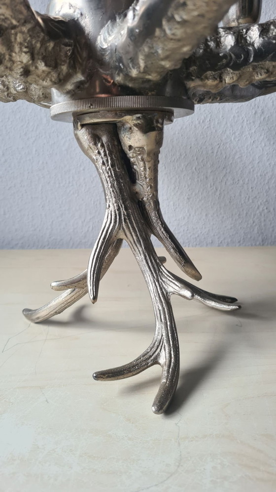 Lampe en bois de cerf Colmore by Diga. RARE!, Luminaires, Aluminium, Noir (photo 5 sur 13)