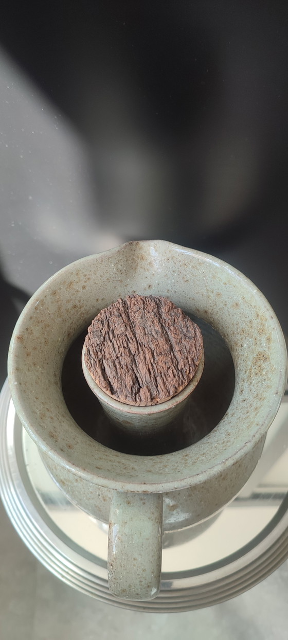 Image 1 of Handcrafted water cooler pitcher, La Draille Pottery (Anduze)
