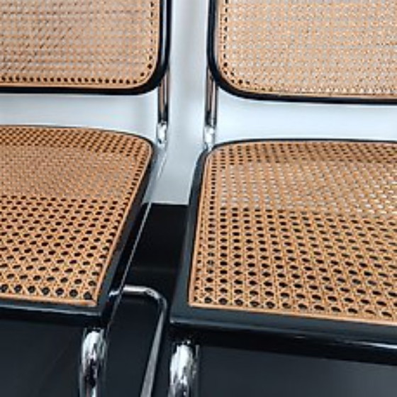 Image 1 of Set di quattro sedie B32 di Gavina della fine degli anni '60