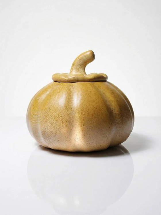 Scatola in pietra vintage intagliata e lucidata, artigianato vintage zucca – Stoviglie (photo 2 of 14)