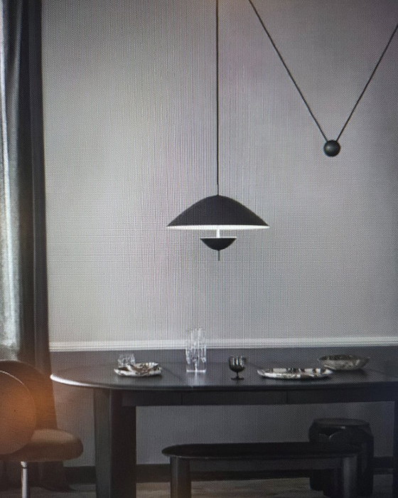 Image 1 of Lámpara colgante Lod de Ferm Living, hierro con acabado en negro