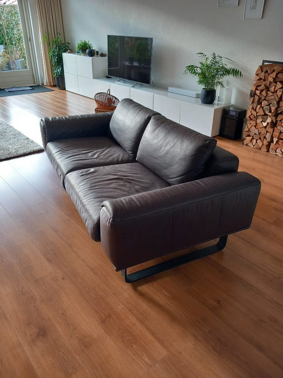 Leather 2.5-Seater Sofa – W. Schillig Novastyl/Ryan, 2 seaters (photo 4 of 7)