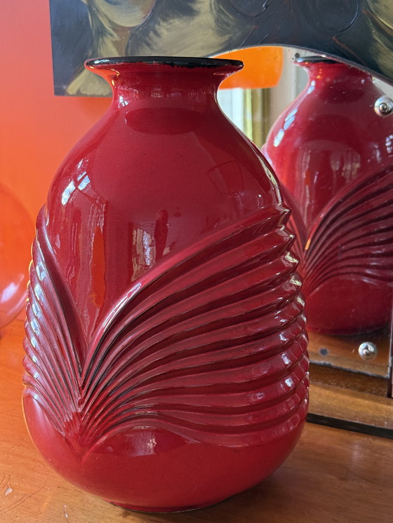 Image 1 of Gran jarrón rojo