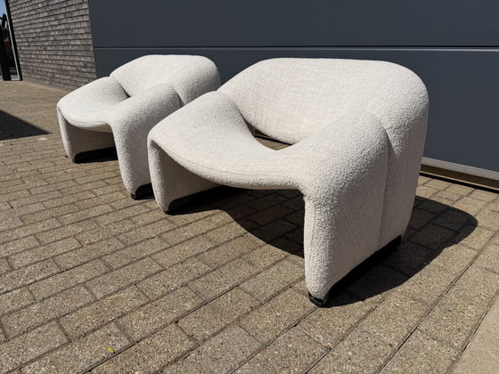 Image 1 of Artifort F598 Groovy armchairs in mint condition!! Pierre Paulin