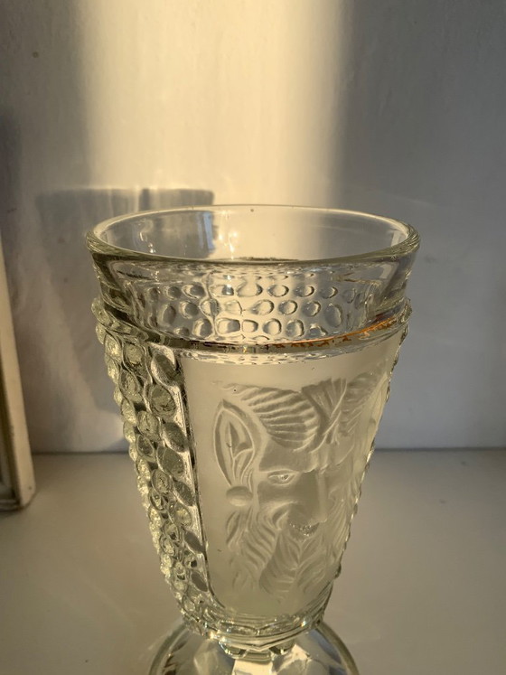 Image 1 of Rara copa Art Nouveau de S. Reich & Co. "Diablo y Mil Ojos"
