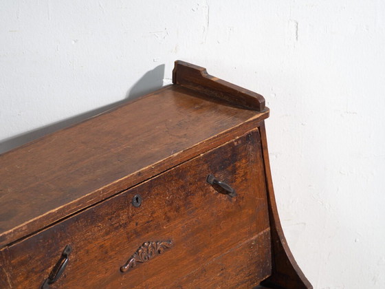 Ancien bureau japonais à abattant – Période Taishō, Japon, circa 1920 – Bureaux, Iron (photo 10 of 40)
