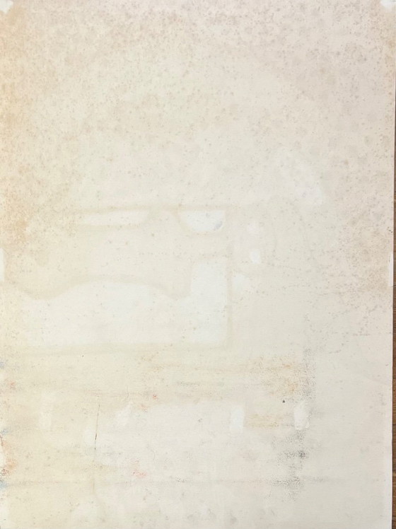 Image 1 of Signed; Guillaume Corneille Grande Lithographie Le Visage De Chat 1974 E/A