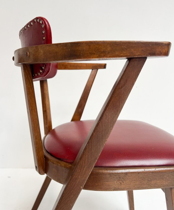 Image 1 of Raro conjunto de sillas modelo 209 (2) de Ligna Thonet, década de 1940