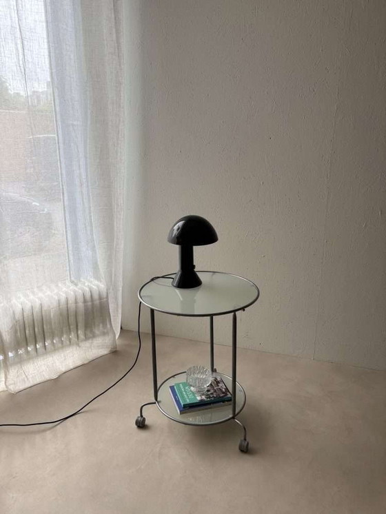 Image 1 of Carrello di servizio Ikea a due strati con vetro