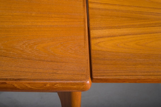 Image 1 of Danish Extendable Dining Table in Teak by Henning Kjærnulf for Vejle Møbelfabrik, 1960s