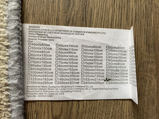 Vloerkleed 160x230 klassiek patroon