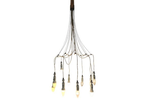 Image 1 of Dutch Design - Kroonluchter - Pola Design Amstelveen - 10-Armige Lamp- 80's