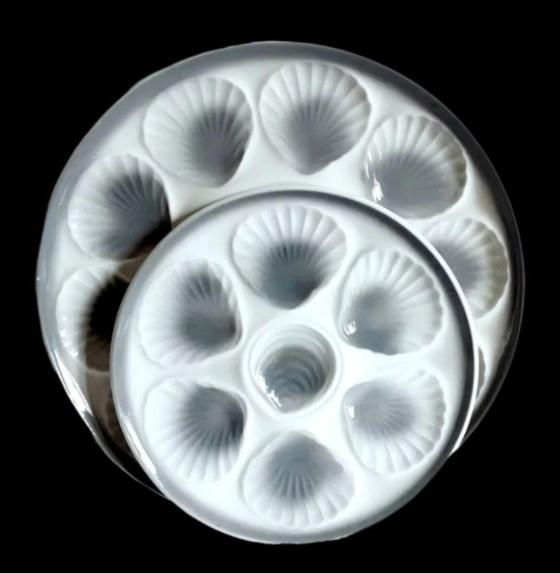 Image 1 of Servizio di ostriche vintage, Moulin des Loups